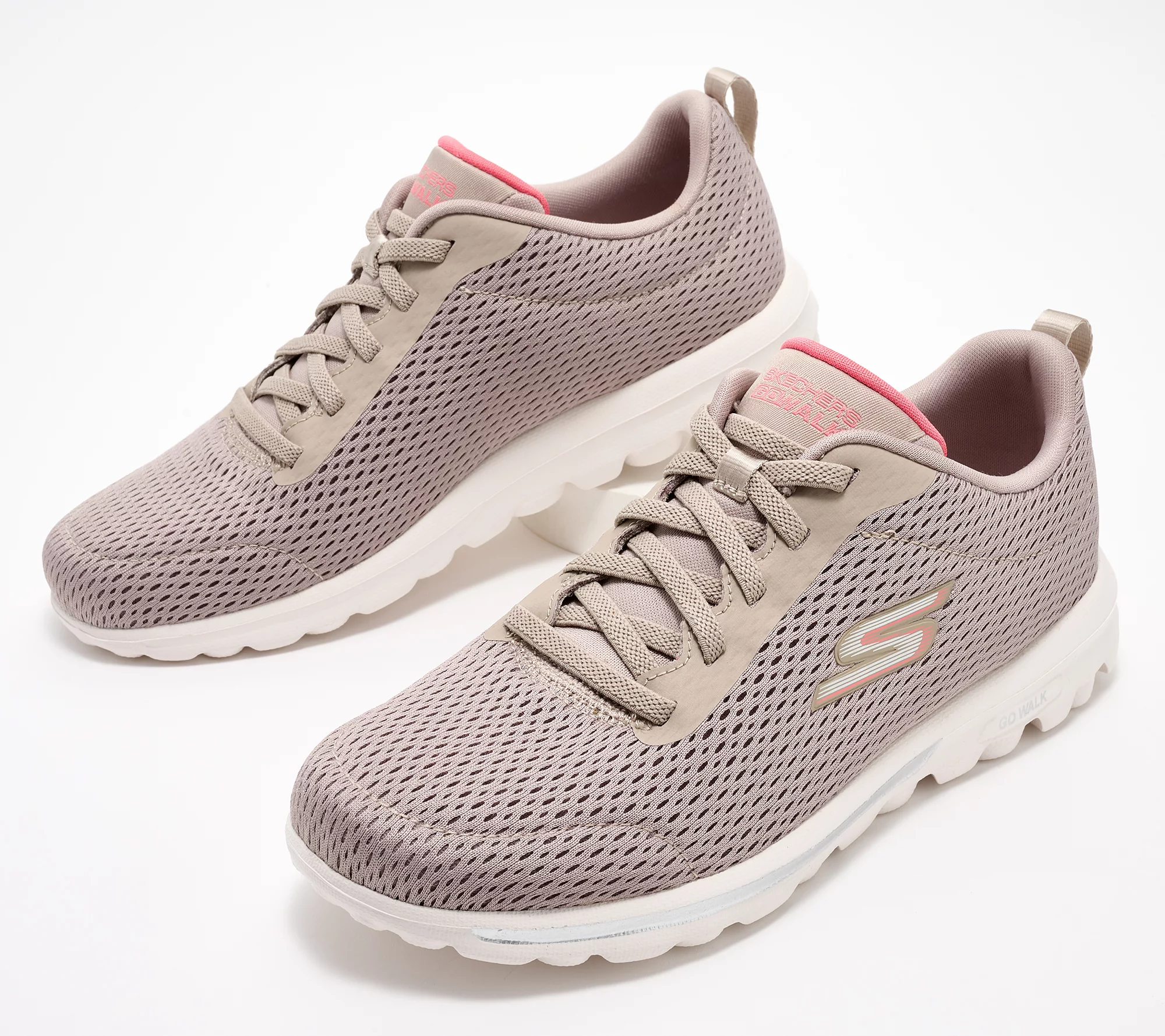 "As Is" Skechers GOwalk Travel Vegan Washable Bungee Sneakers