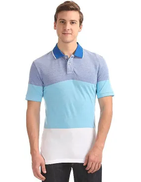 Aeropostale Colour Blocked Pique Polo Shirt