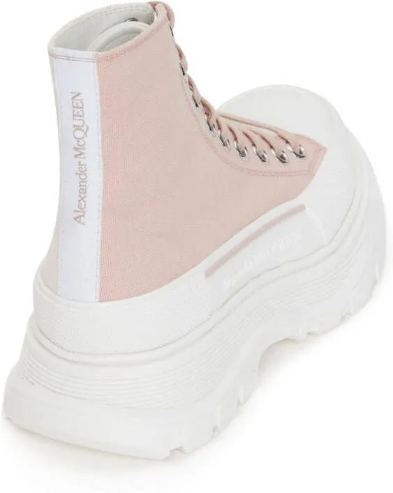 Alexander McQueen Tread Slick high-top sneakers Pink