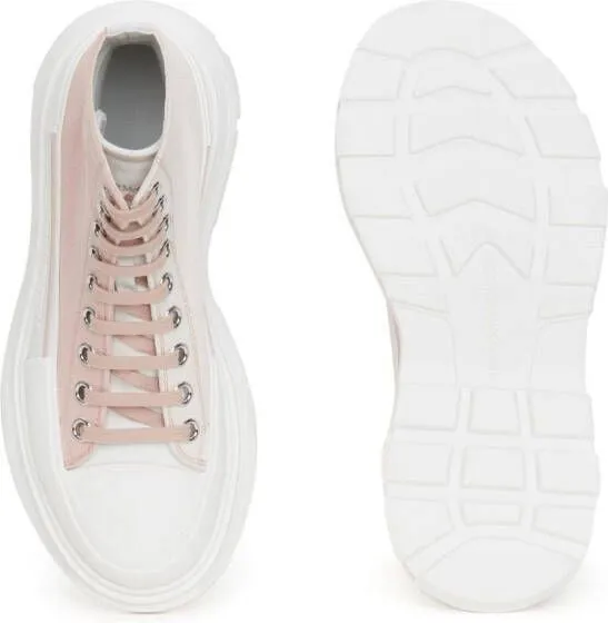 Alexander McQueen Tread Slick high-top sneakers Pink