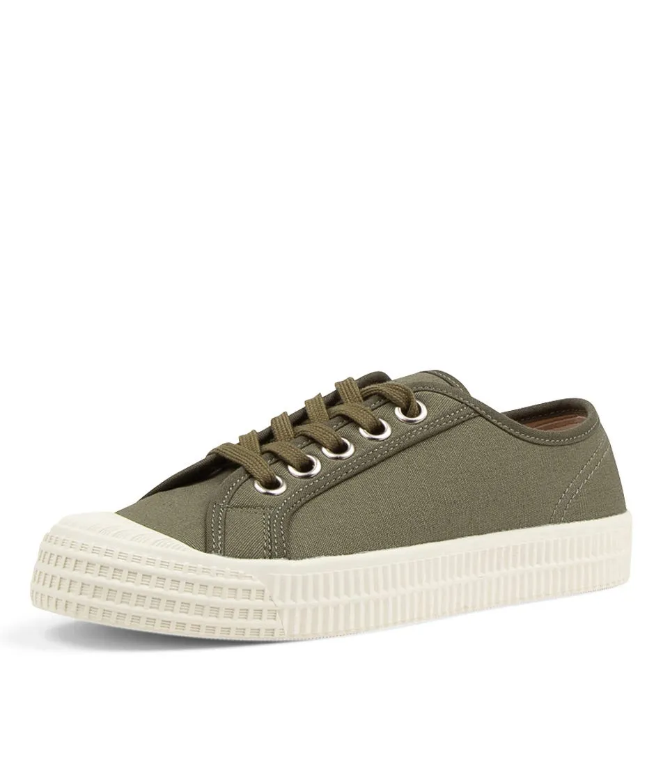 ALFIE & EVIE Dolce Army Canvas Sneakers