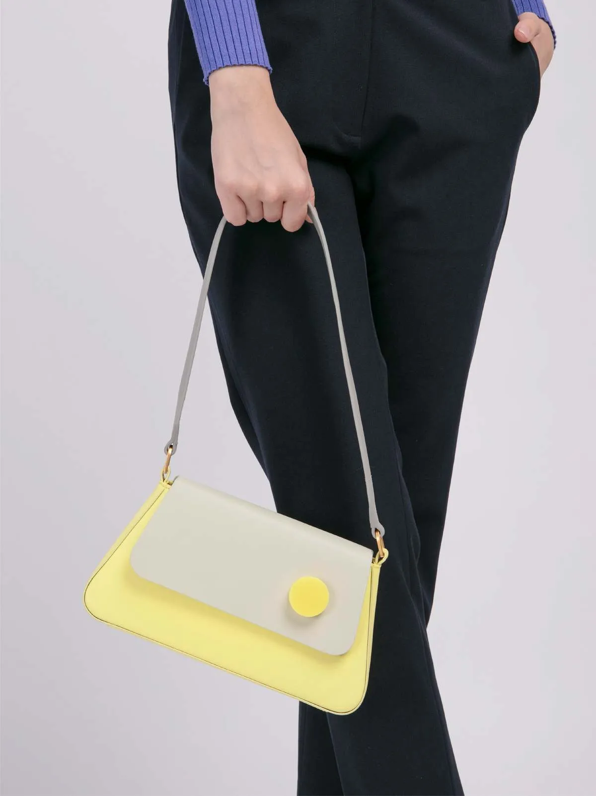 Alice Flap Shoulder Bag - Lemon Sorbet