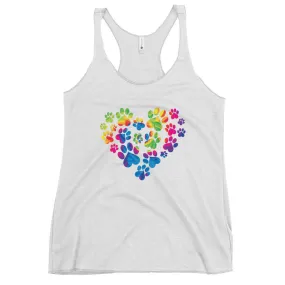 Anniversary Paw Print Love Tank