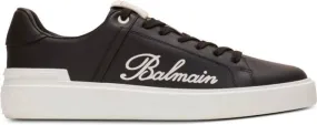 Balmain B-Court leather sneakers Black