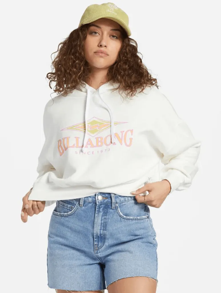 Billabong All Time Fleece Sweatshirt in Salt Crystal