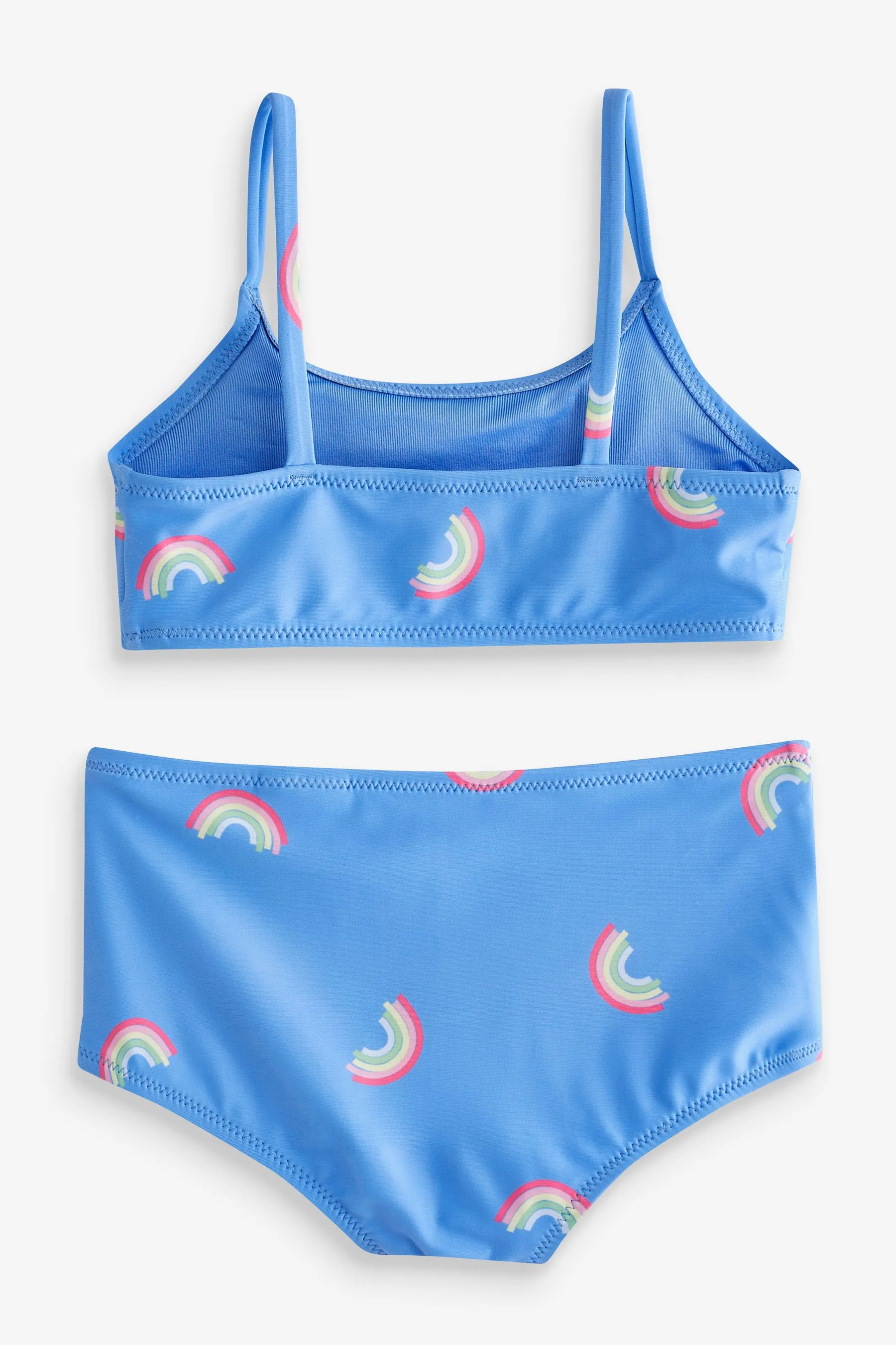 Blue Rainbow Print Bikini (4-12yrs)