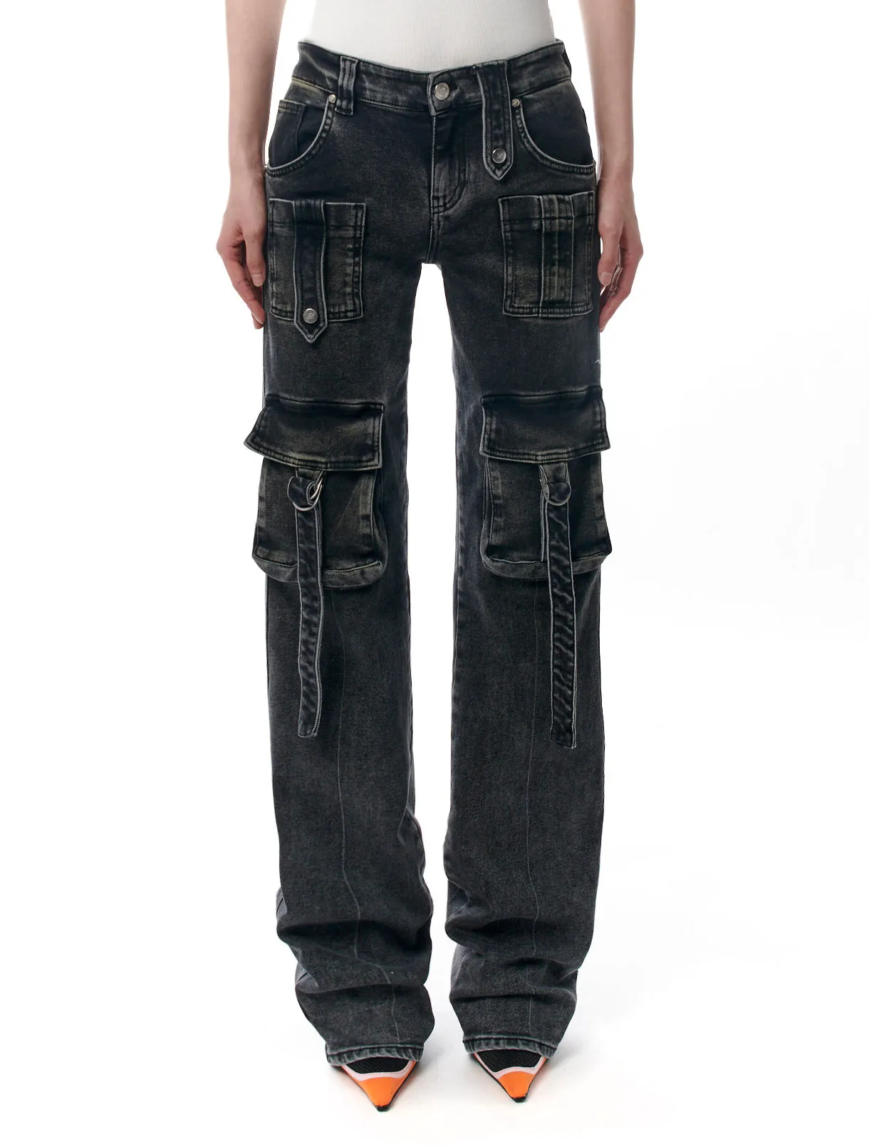 Blumarine Cargo Denim Jeans