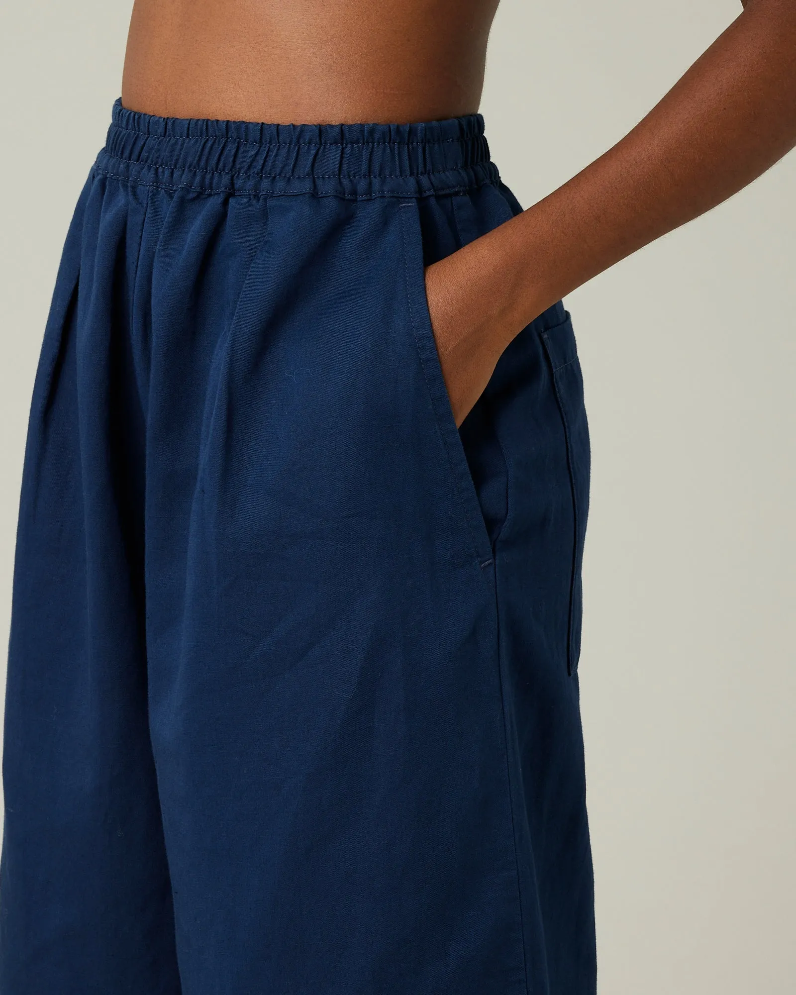 Bobbi Navy Twill Trousers