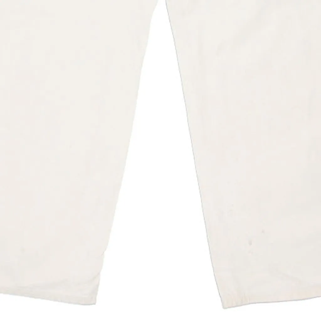 Carhartt Carpenter Trousers - 36W 34L White Cotton