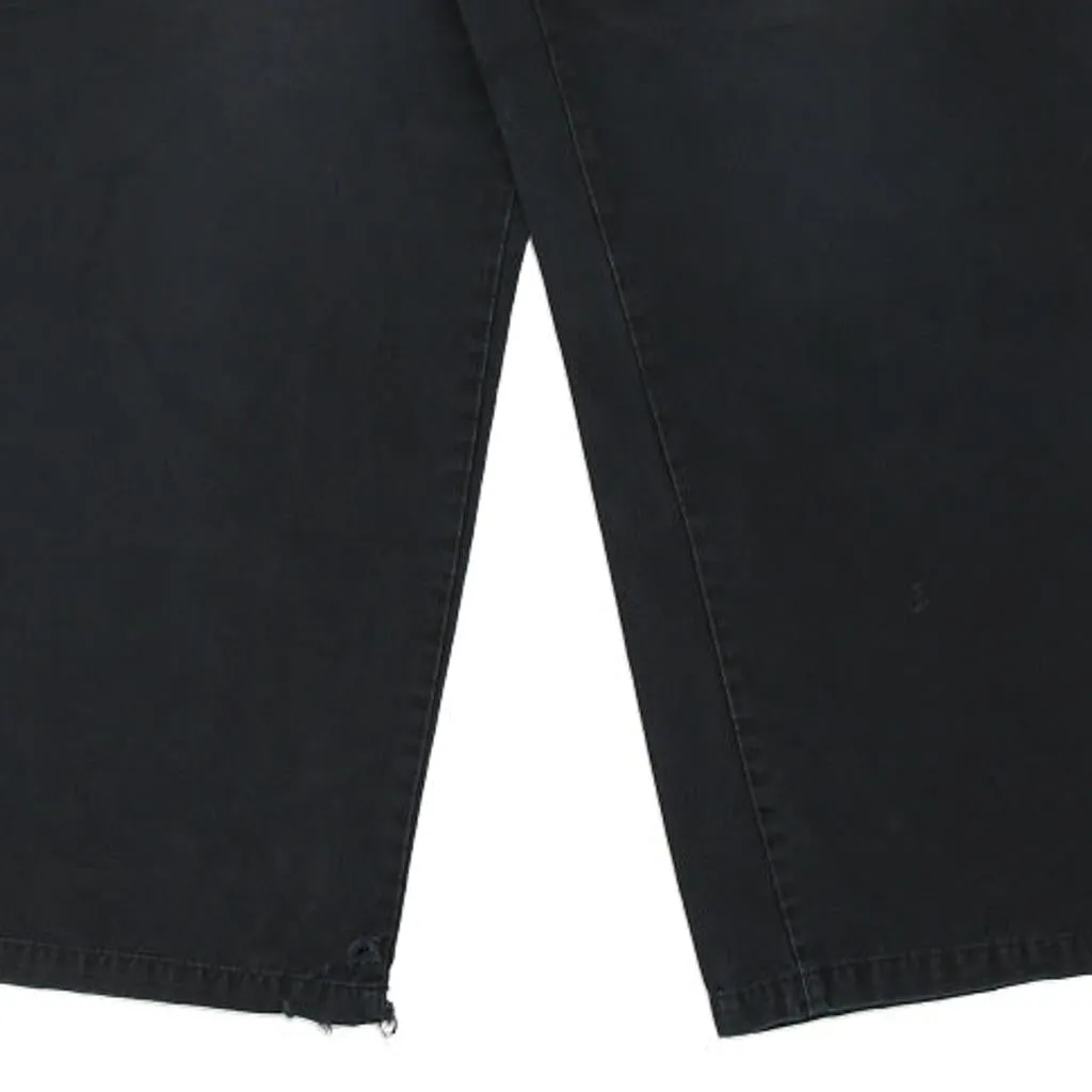 Carhartt Trousers - 34W 26L Black Cotton