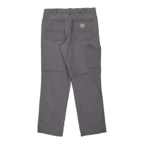 Carhartt Trousers - 34W 32L Grey Cotton