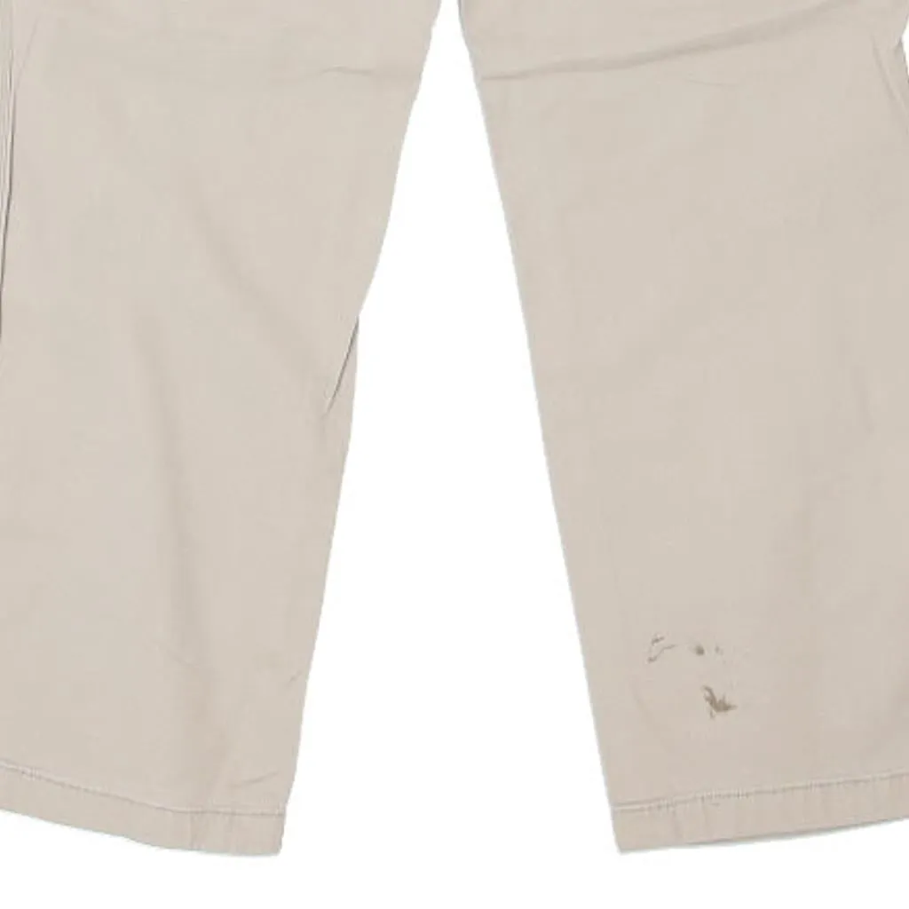 Carhartt Trousers - 38W 34L Beige Cotton