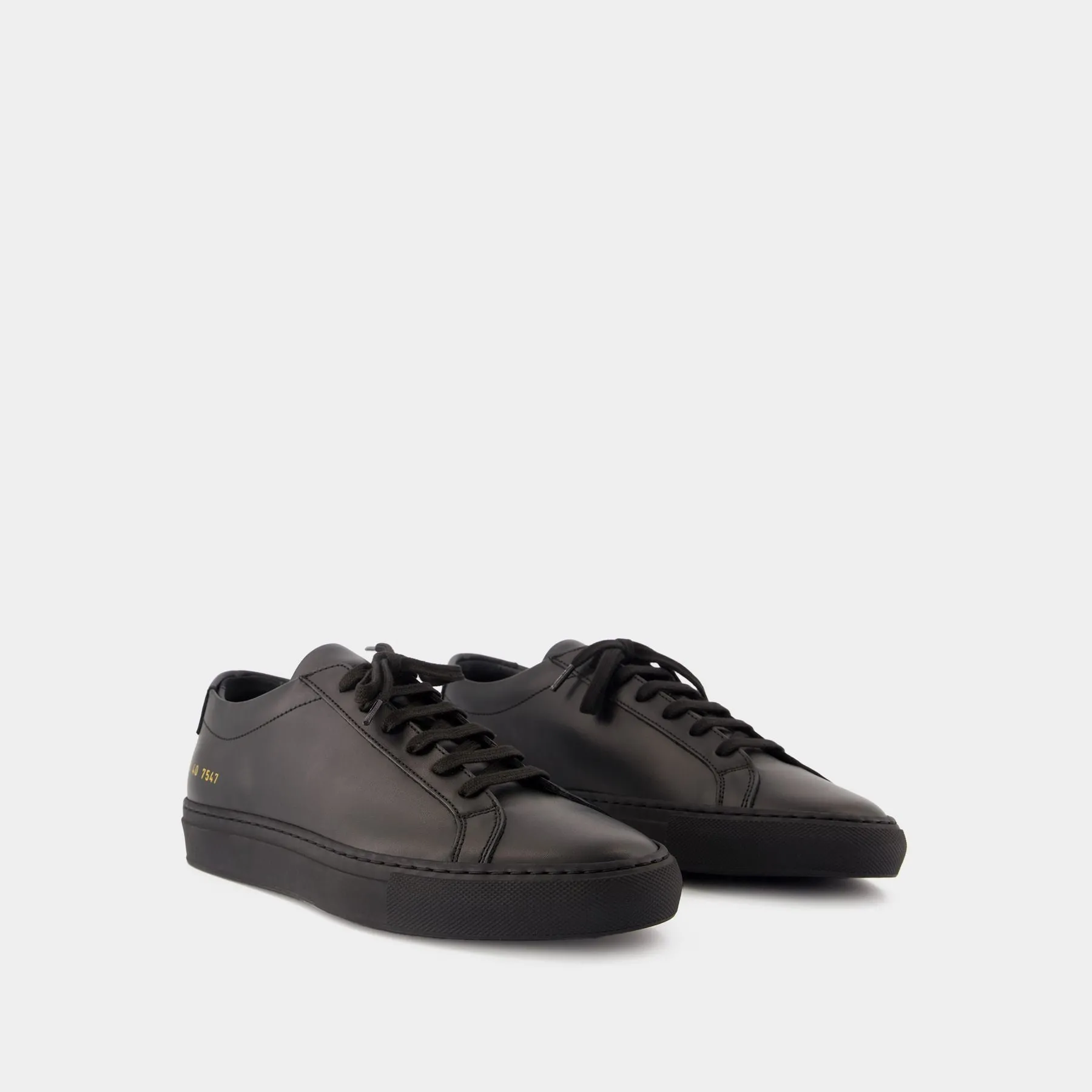 COMMON PROJECTS  Original Achilles Low Sneakers - COMMON PROJECTS - Leather - Black