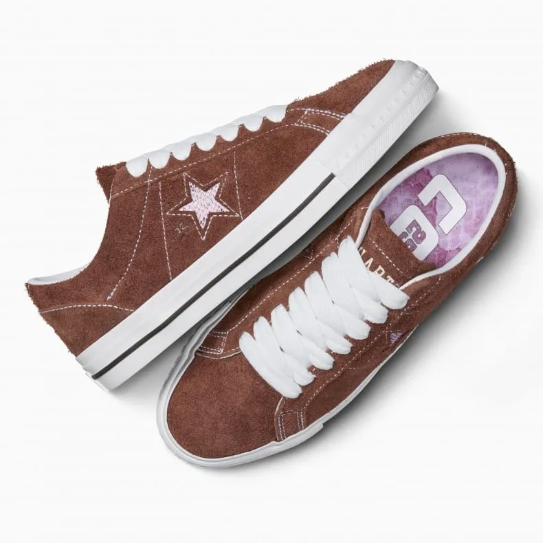 Converse Cons x Quartersnacks One Star Pro Ox (Dark Clove/White/Cherry)