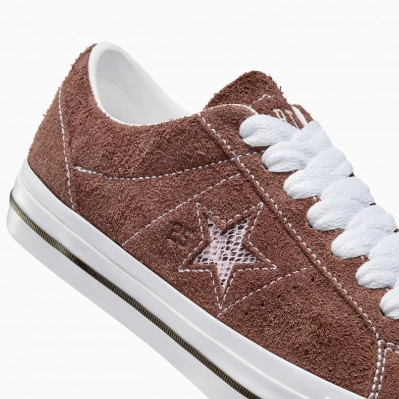 Converse Cons x Quartersnacks One Star Pro Ox (Dark Clove/White/Cherry)