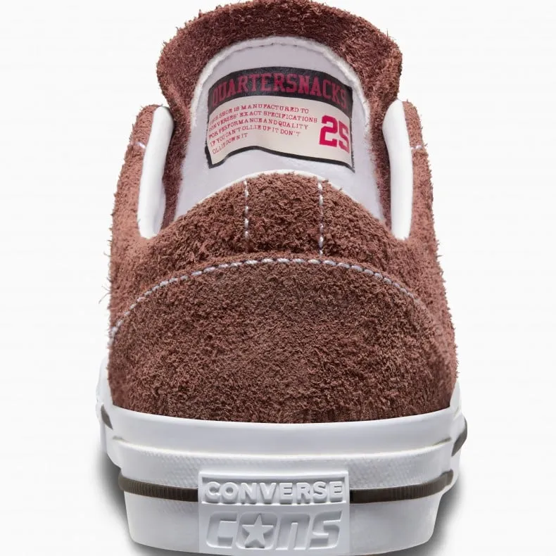 Converse Cons x Quartersnacks One Star Pro Ox (Dark Clove/White/Cherry)