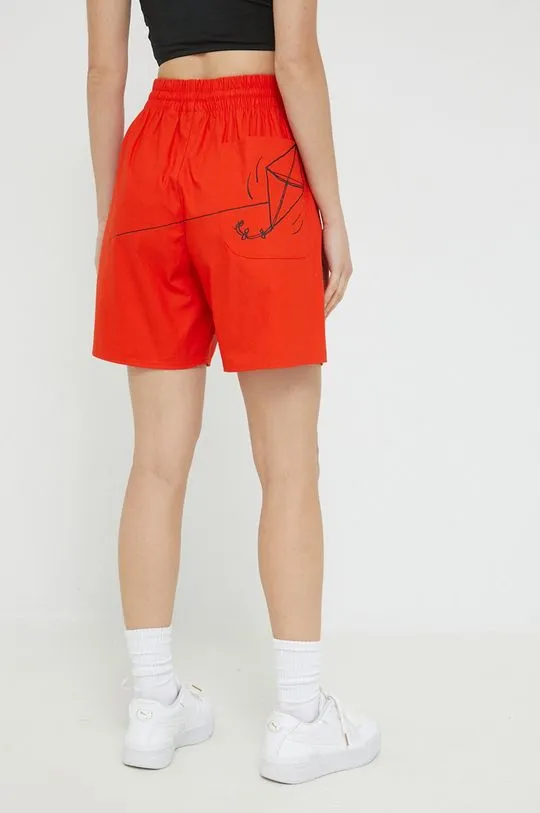 Converse cotton shorts red color