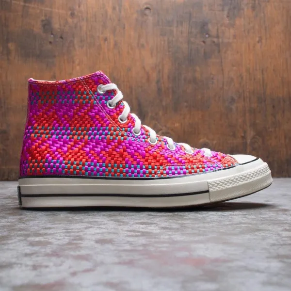 Converse Men Culture Weave Chuck 70 Hi (red / cherry red / pink pop / egret)