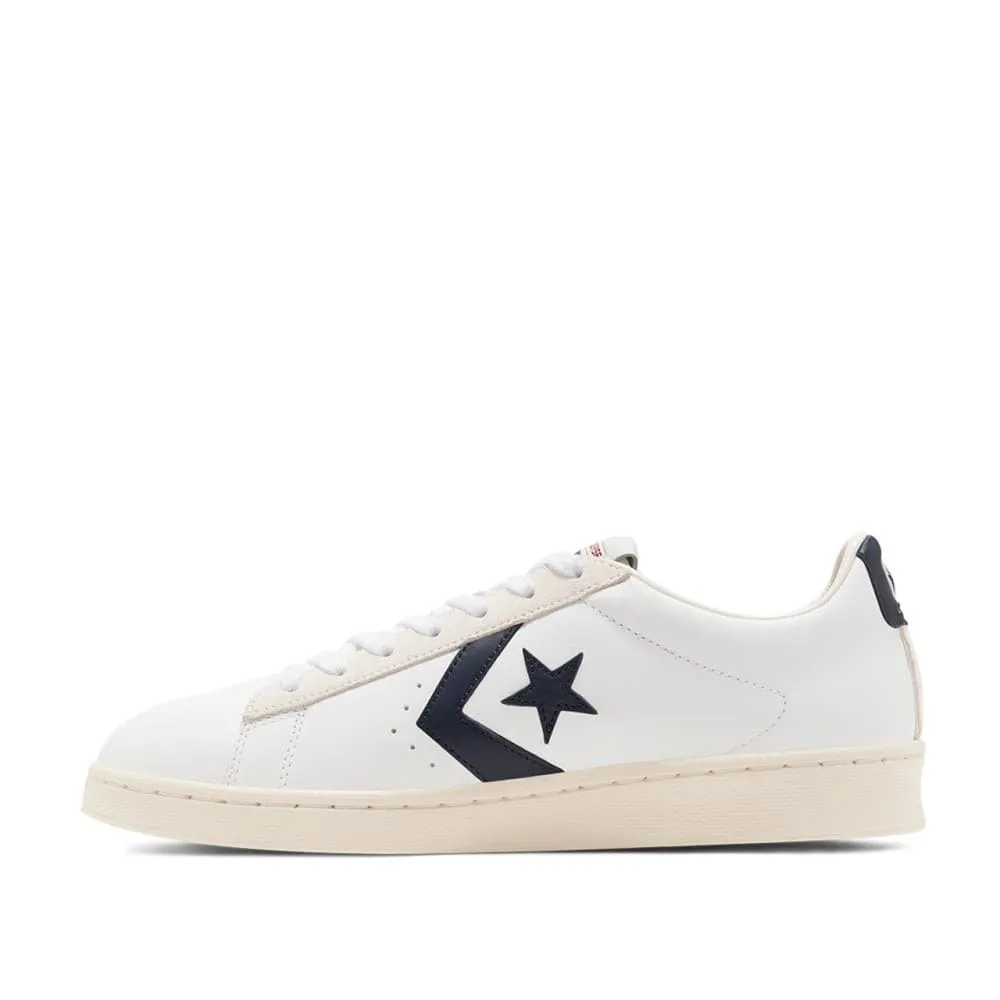 Converse Pro Leather Low Top (White / Navy)