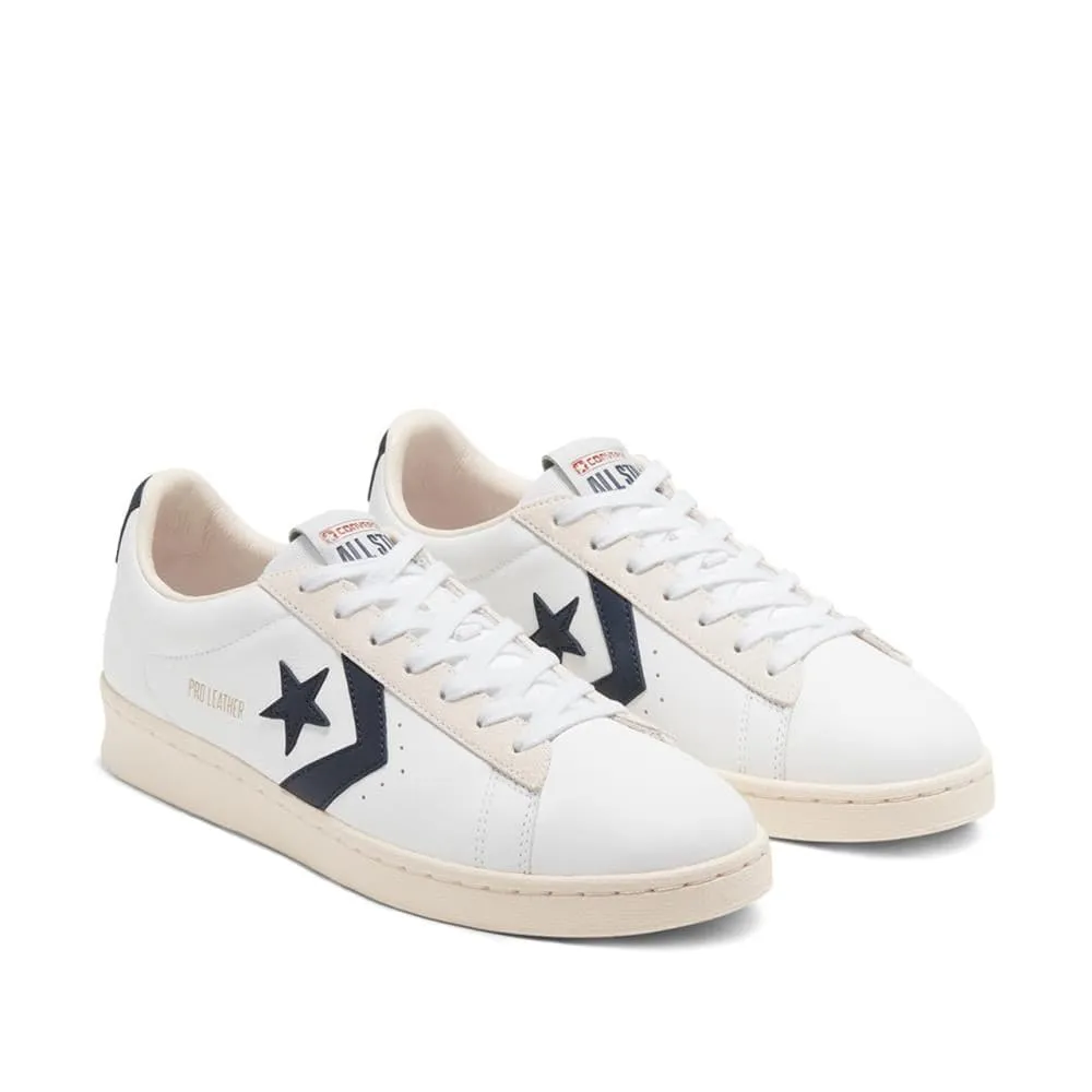 Converse Pro Leather Low Top (White / Navy)