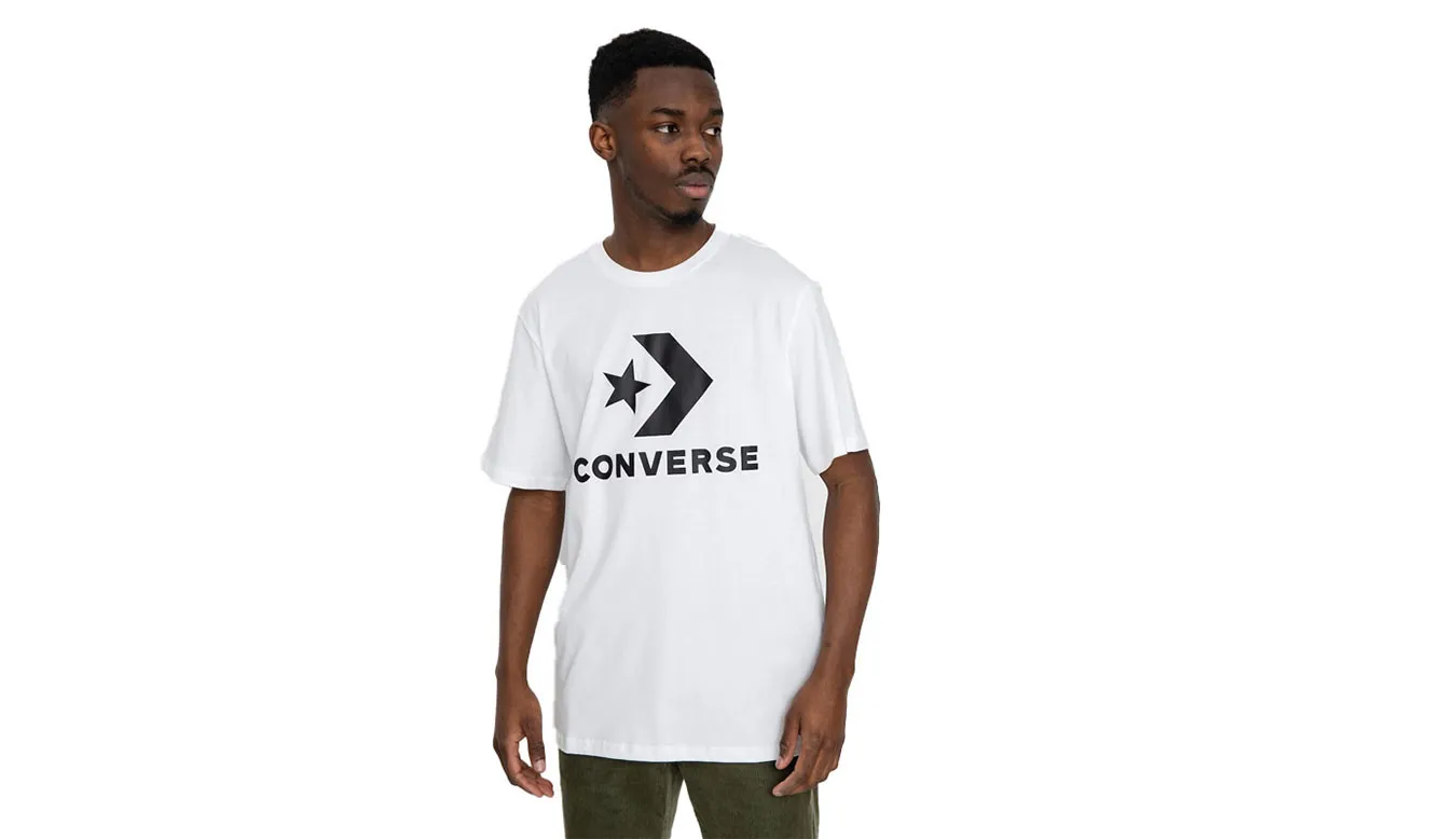 Converse Standard Fit Large Logo Star Chevron Tee