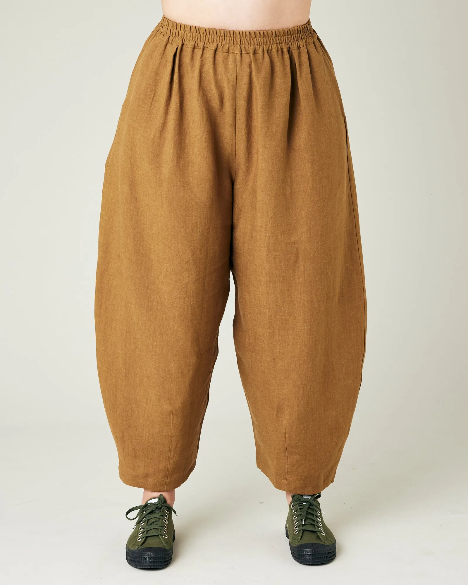 Daisy Bronze Linen Trousers