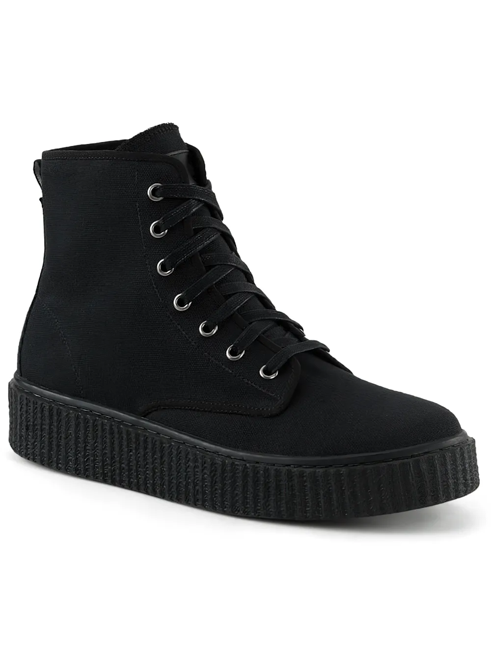 DEMONIA Canvas High-Top Platform Sneakers for Men and Women