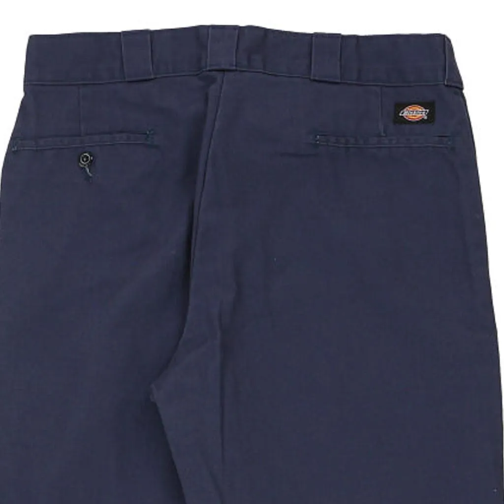 Dickies Trousers - 34W 30L Navy Cotton Blend