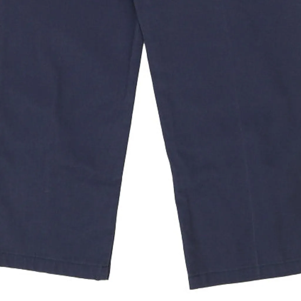 Dickies Trousers - 34W 30L Navy Cotton Blend