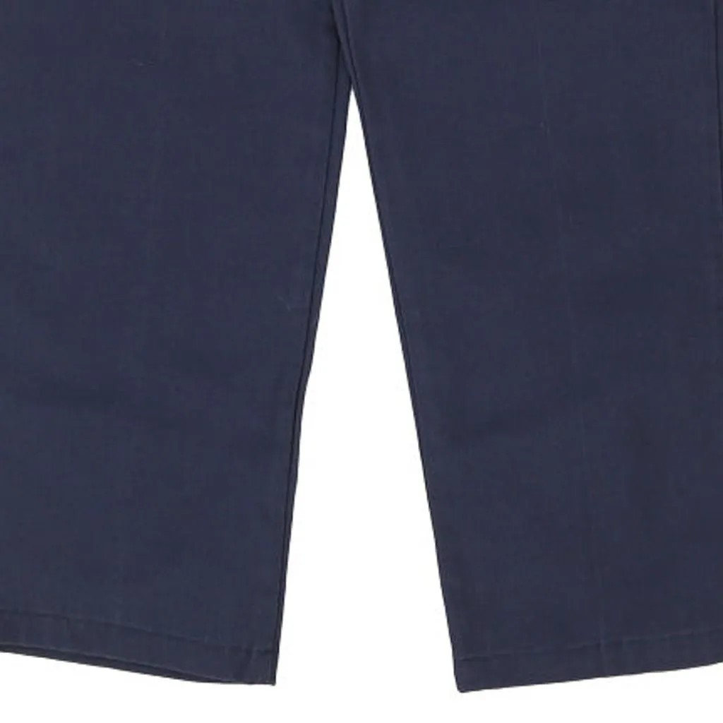 Dickies Trousers - 34W 30L Navy Cotton Blend