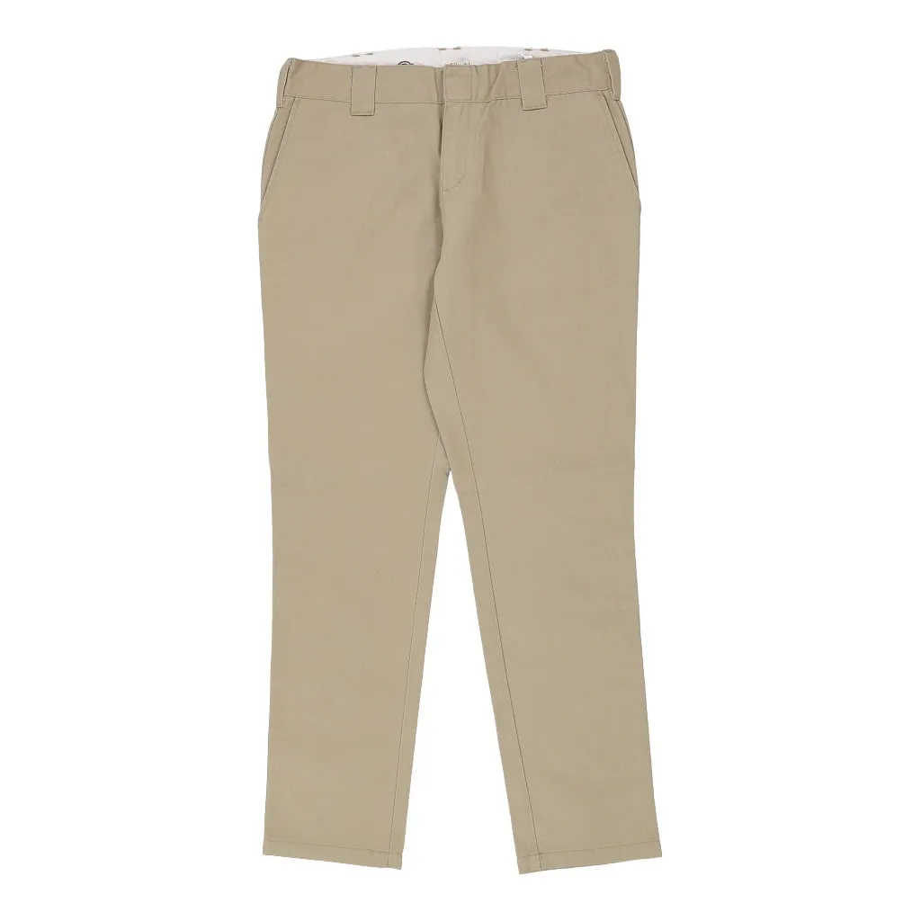 Dickies Trousers - 34W 32L Beige Cotton Blend