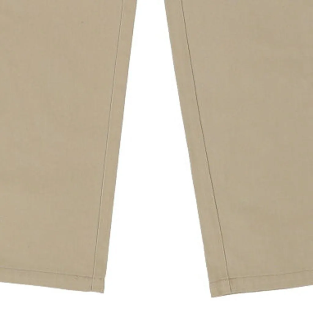 Dickies Trousers - 34W 32L Beige Cotton Blend