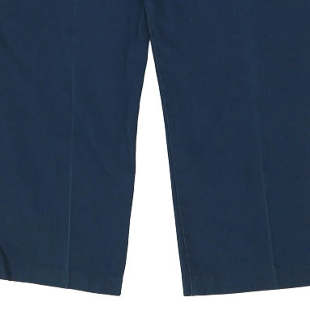 Dickies Trousers - 36W 31L Navy Cotton Blend