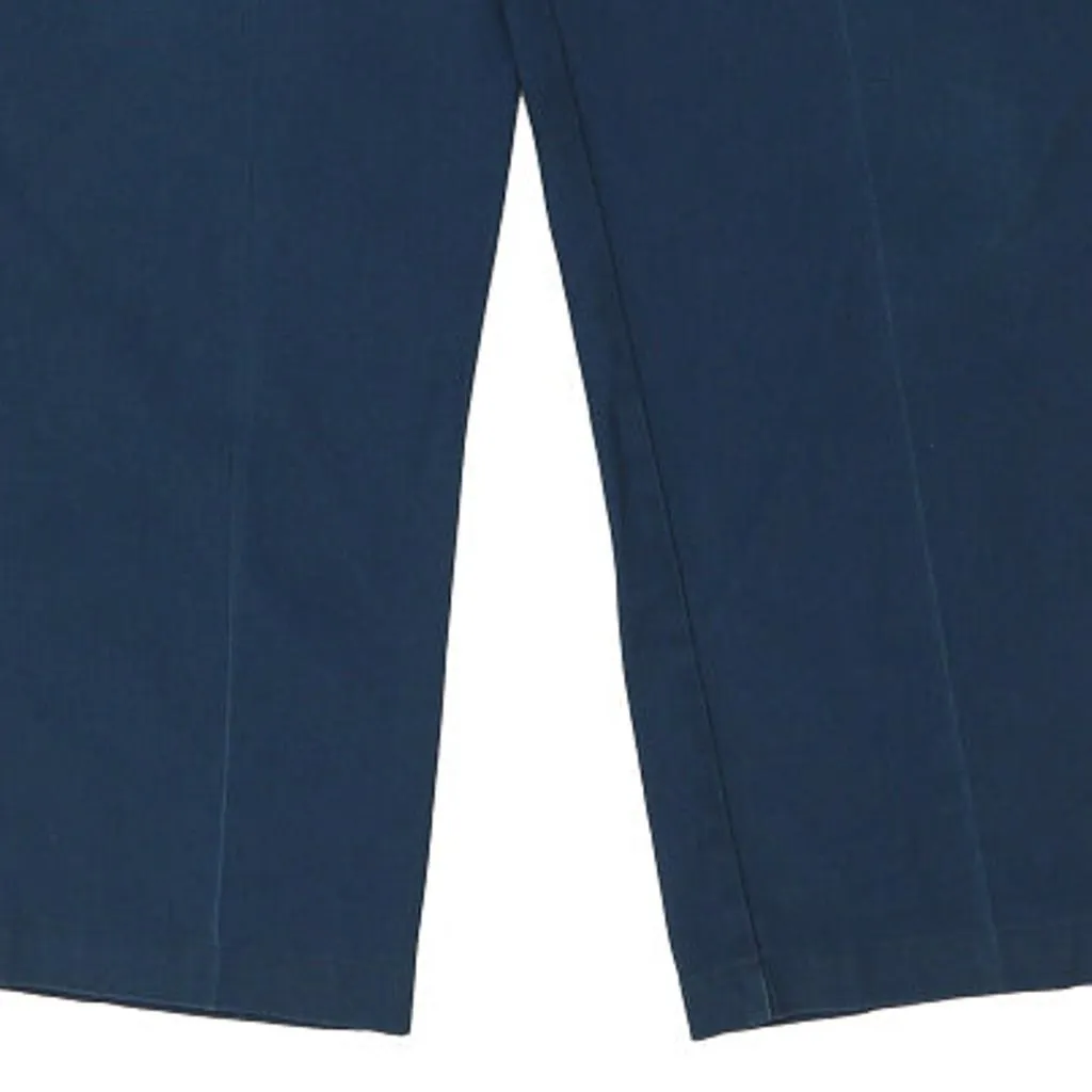 Dickies Trousers - 36W 31L Navy Cotton Blend