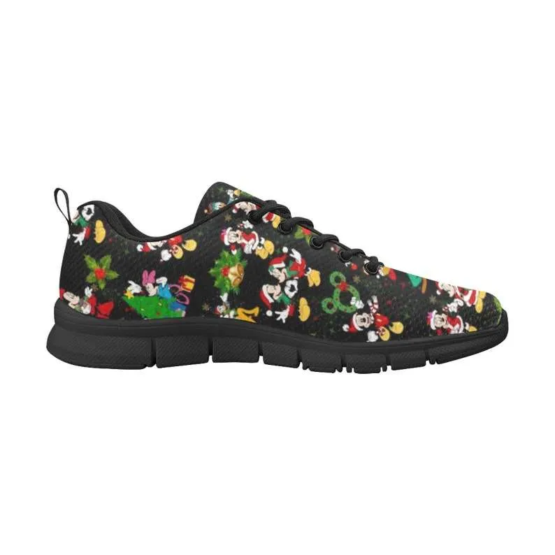 Disney Mickey and Friends Christmas Graphic Printing Fitness Sneakers