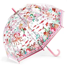 Djeco PVC Child Umbrella - Mermaid