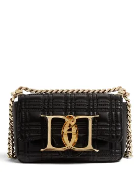 DSQUARED2 logo-plaque leather shoulder bag - Black