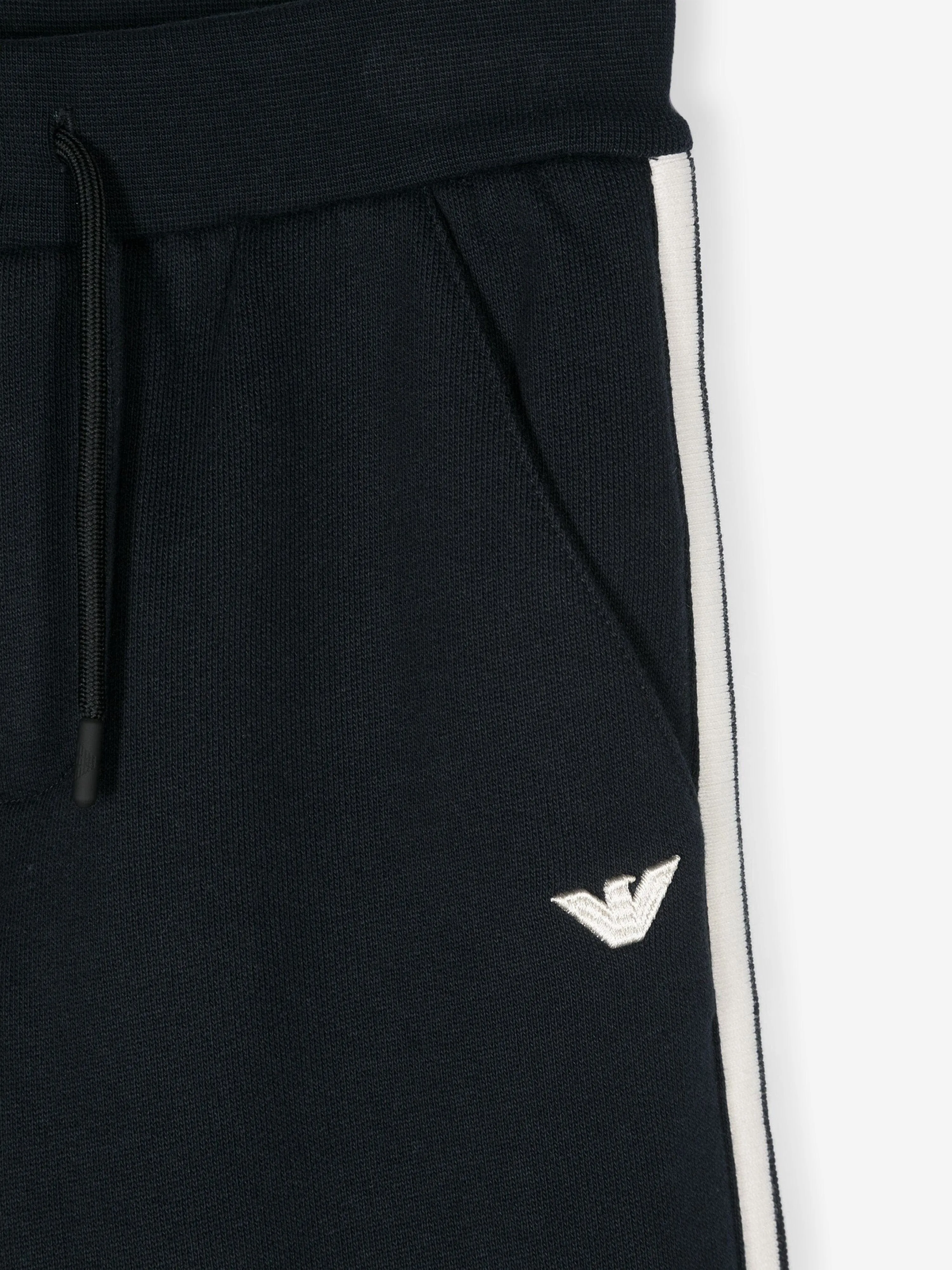 Emporio Armani Boys Logo Joggers in Navy