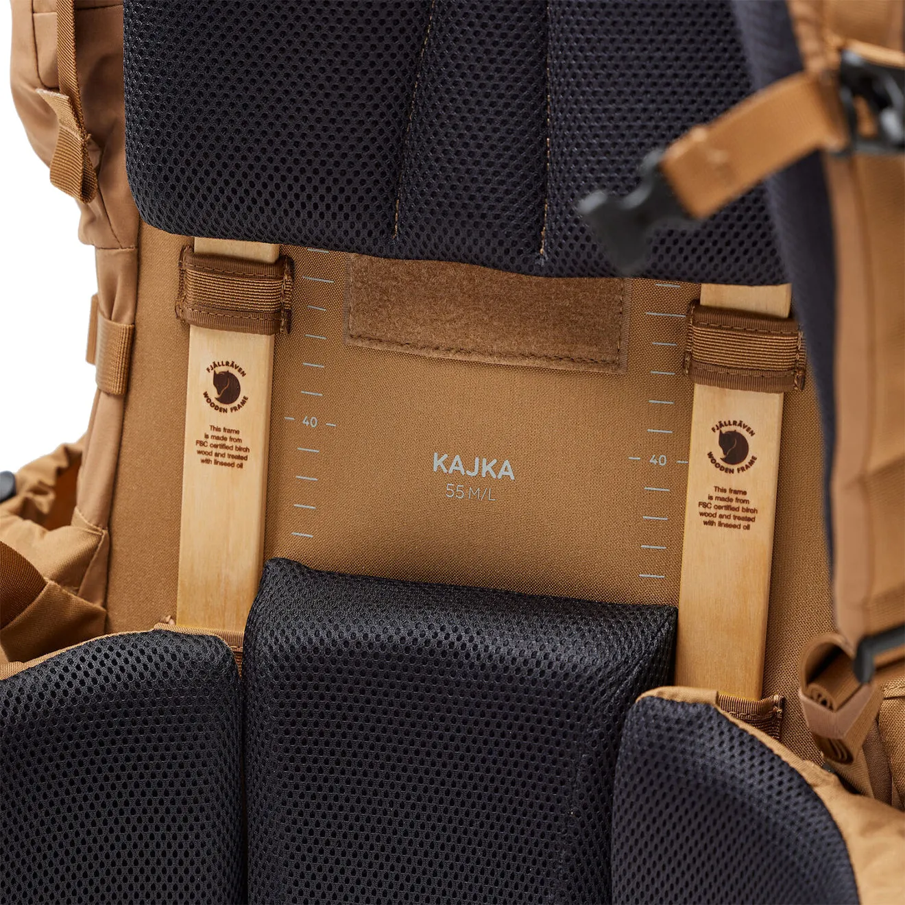 Fjallraven Kajka 55L M/L Backpack Khaki Dust