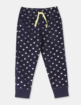 GAP Girls Blue Fleece Pull-On Joggers