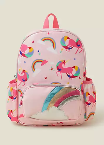 Girls Unicorn Print Backpack by Accessorize | Look Again