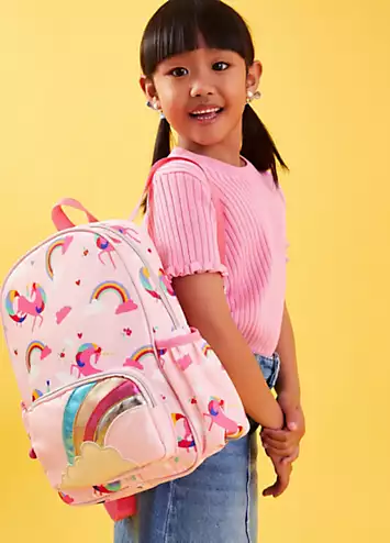 Girls Unicorn Print Backpack by Accessorize | Look Again