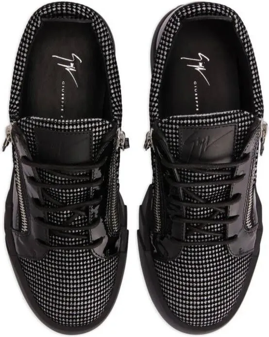 Giuseppe Zanotti Frankie low-top leather sneakers Black