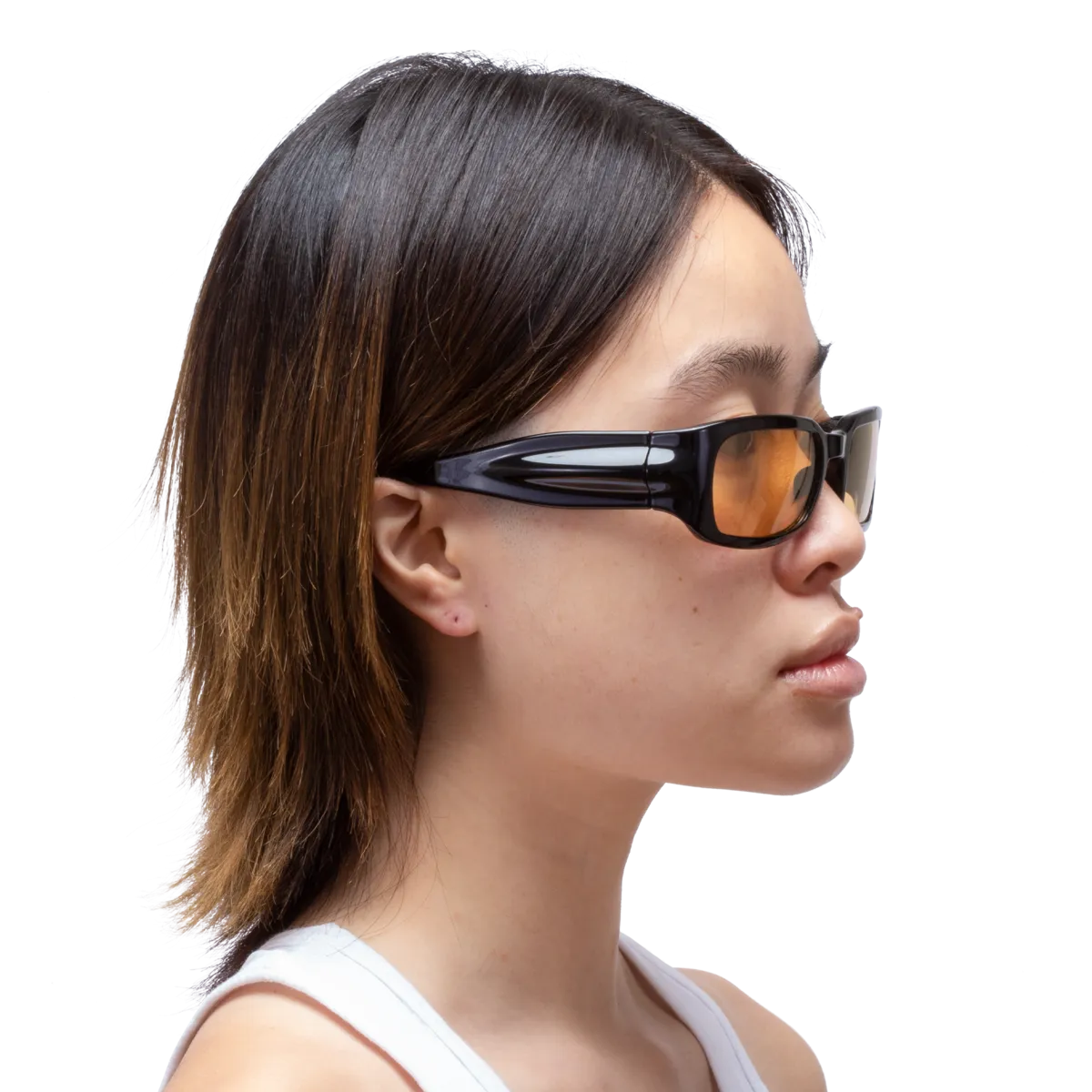 Gloop Sunglasses - Black/Amber