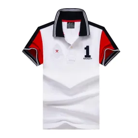 Hackett London Racing White Polo