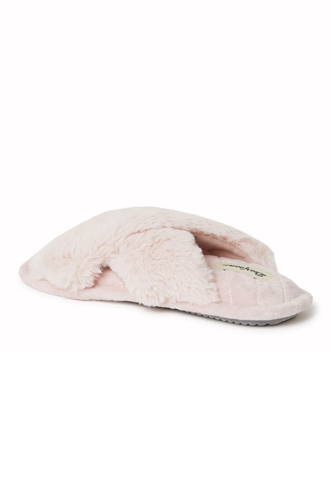 Jessica Furry Crossband Slide Slipper