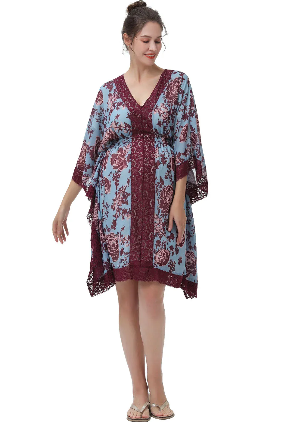 Kimi + Kai Maternity Ariana Boho Dress