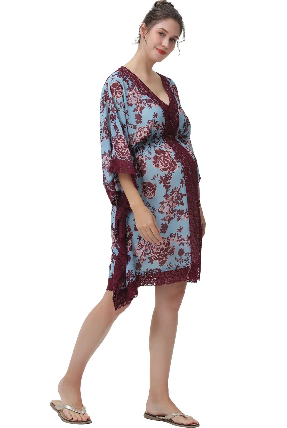 Kimi + Kai Maternity Ariana Boho Dress