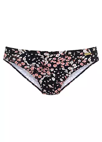 LASCANA Classic Floral Bikini Bottoms | Kaleidoscope