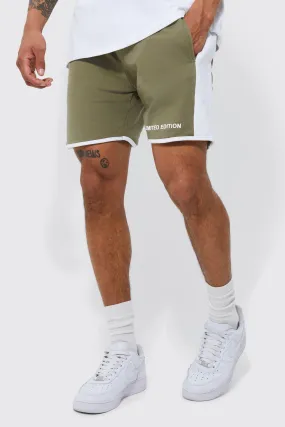 Limited Relaxed Short Length Side Panel Short | boohooMAN UK